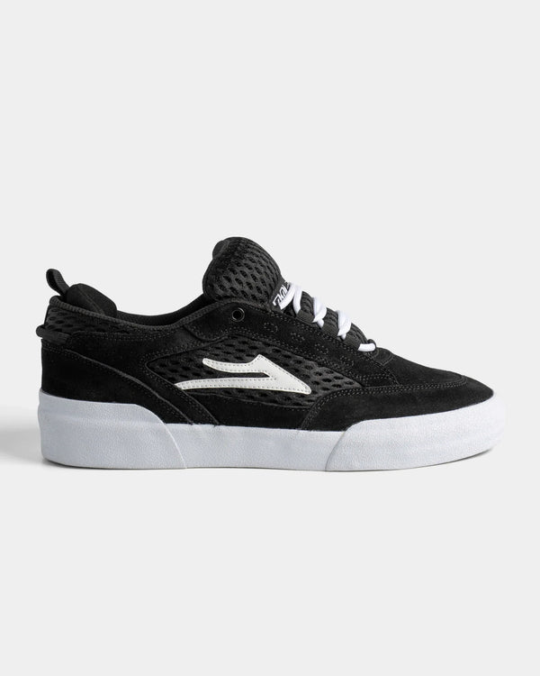 Aran New - Black Suede White