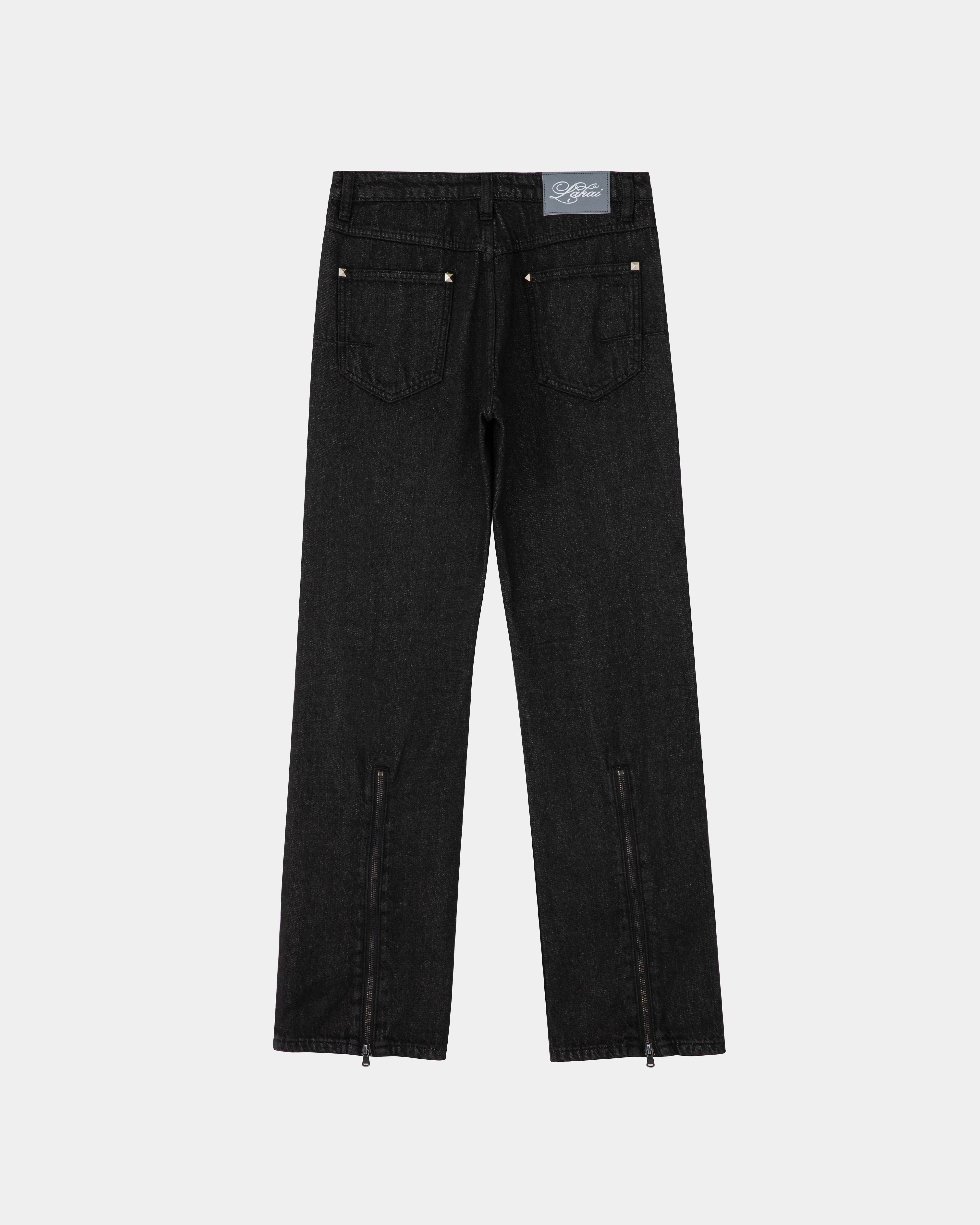 Waxed Bootcut Denims - Black – Lakai