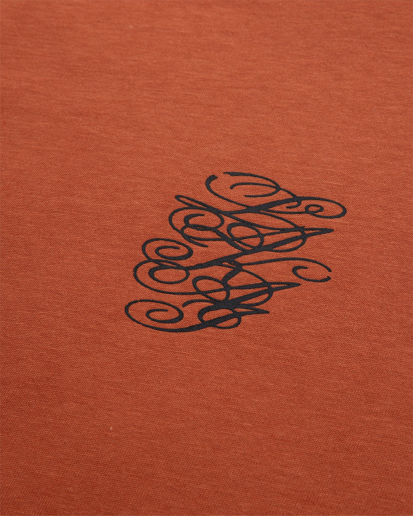 Inside Out Lounge Tee - Burnt Orange