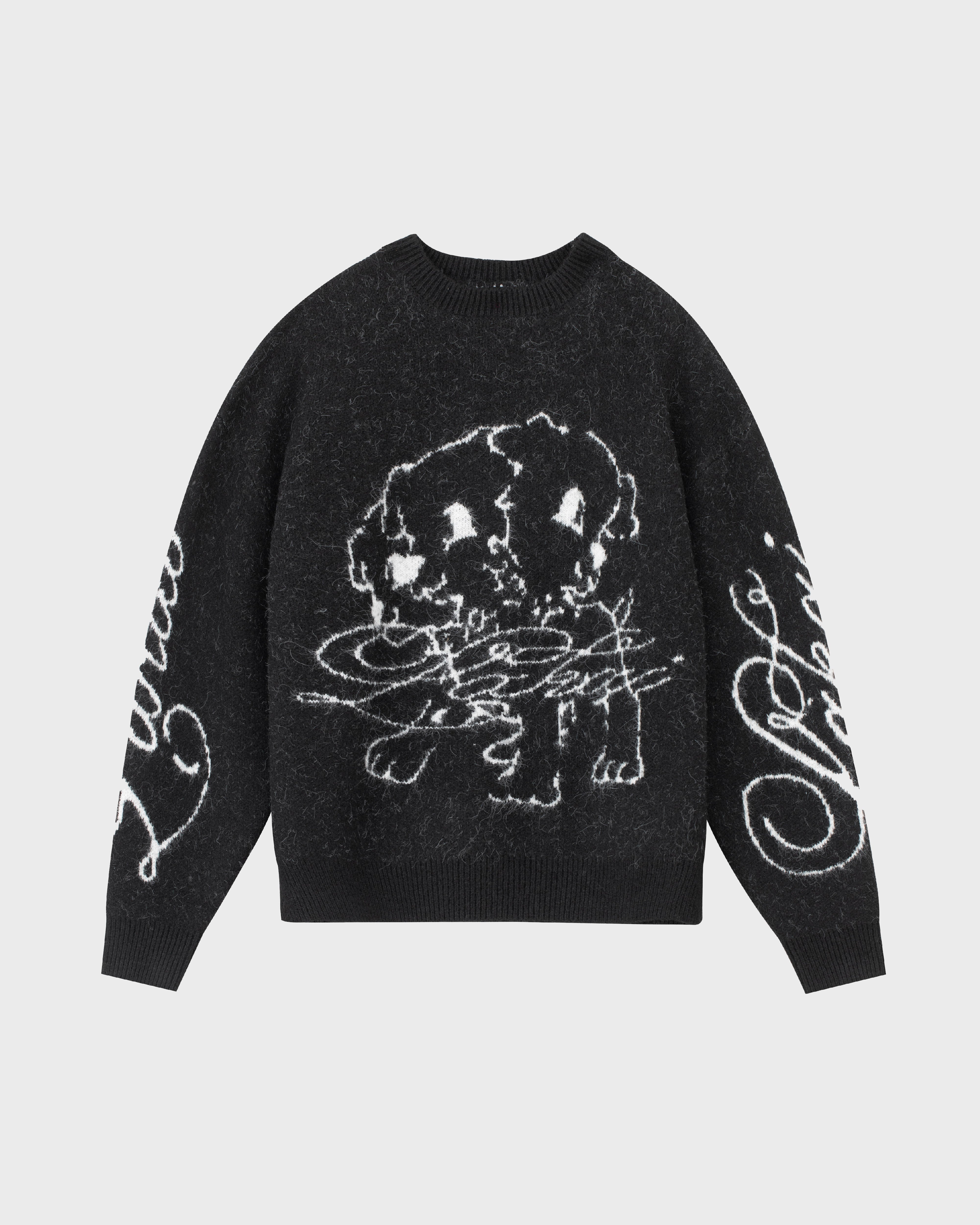 Cerberus Brushed Acrylic Sweater - Black – Lakai