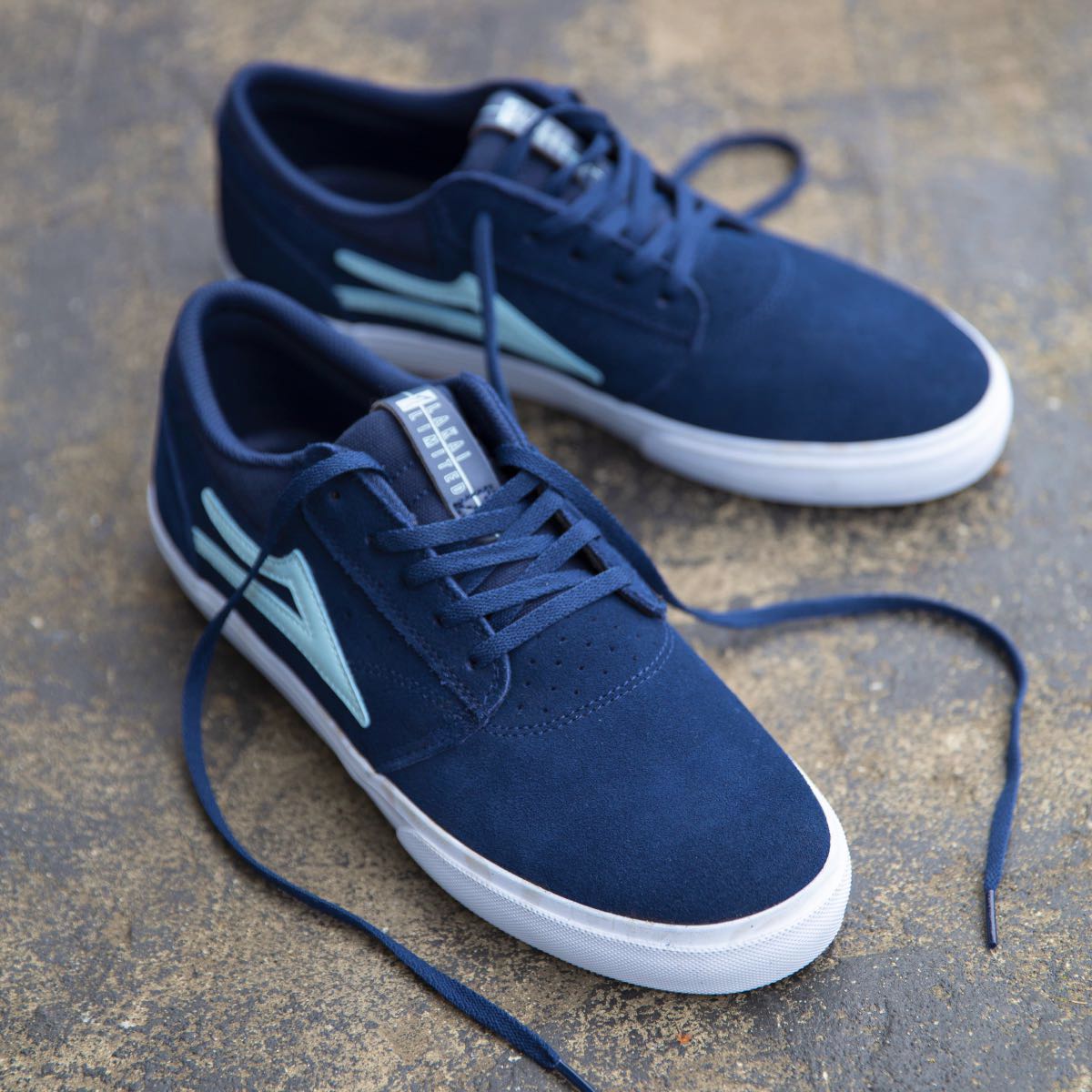 Griffin - Navy Suede - Mens Shoes - Skate Vulcanized | Lakai 