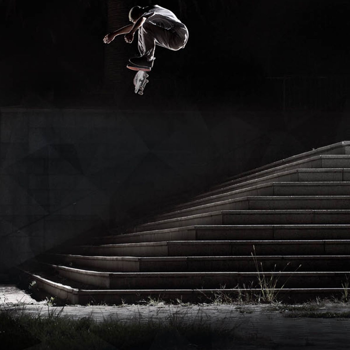 Telford Low Chris Joslin Black White at night
