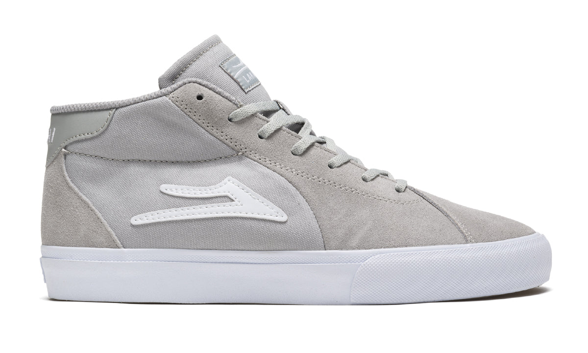 Flaco 2 Mid - Light Grey Suede - Mens Shoes - Skate Vulcanized 