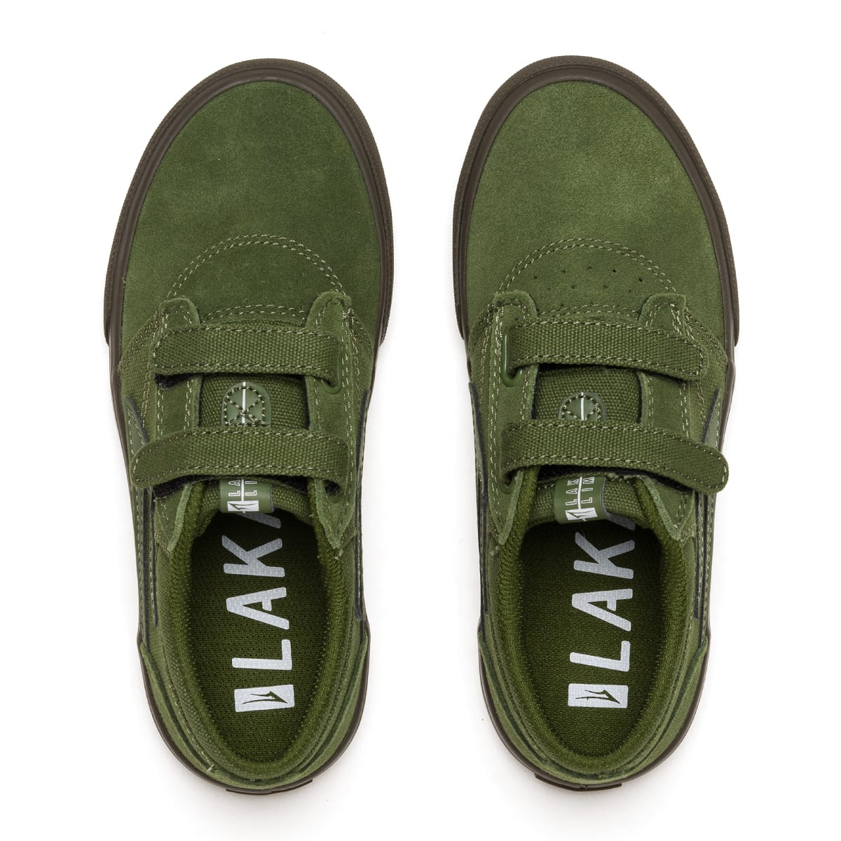 Olive green velcro outlet vans