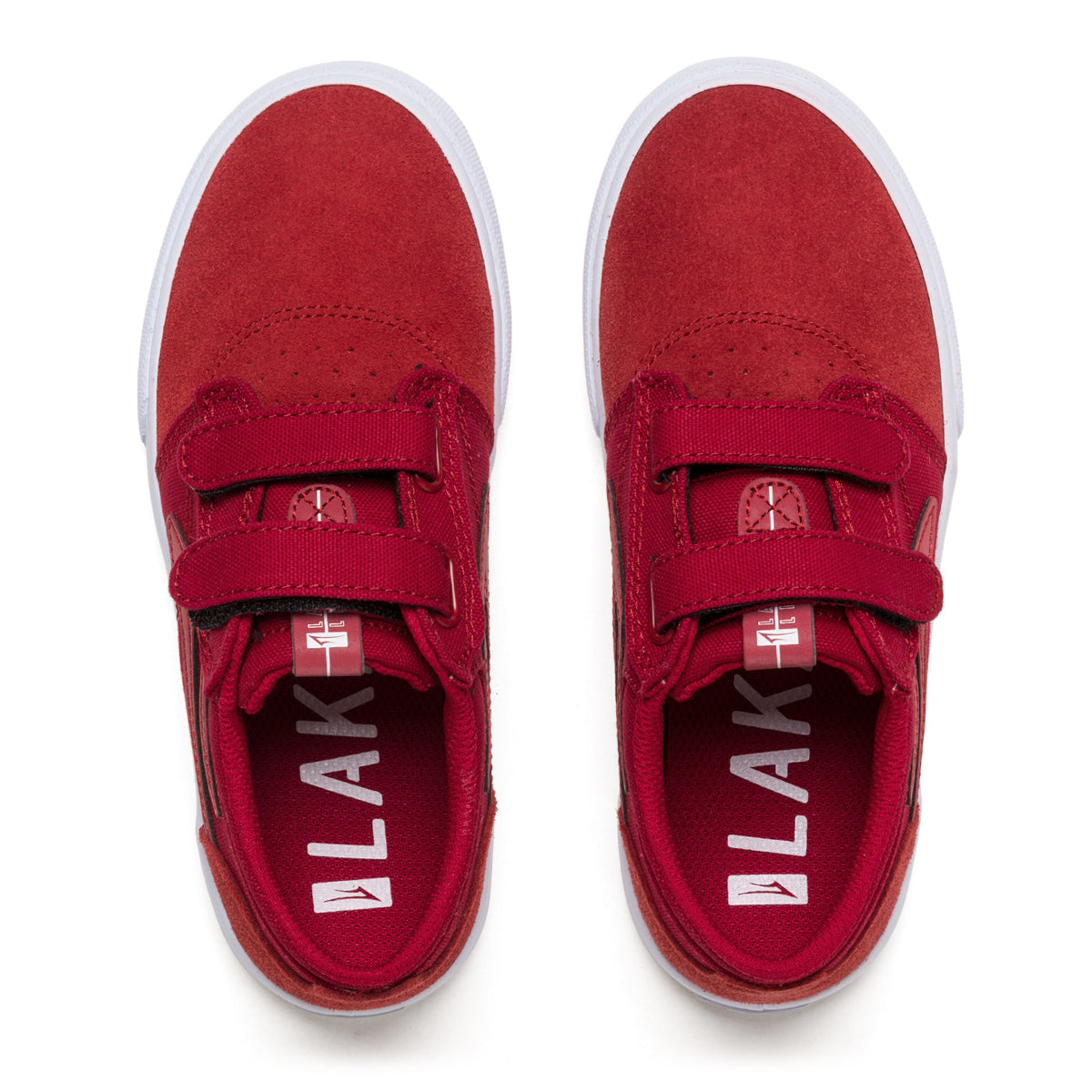 Griffin Kids - Red/Reflective Suede – Lakai Limited Footwear