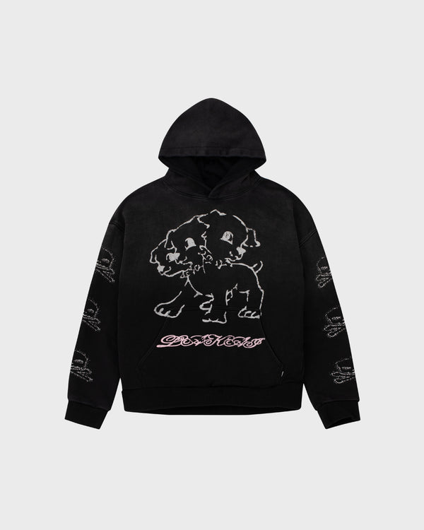 Cerberus Pullover Hoodie - Black