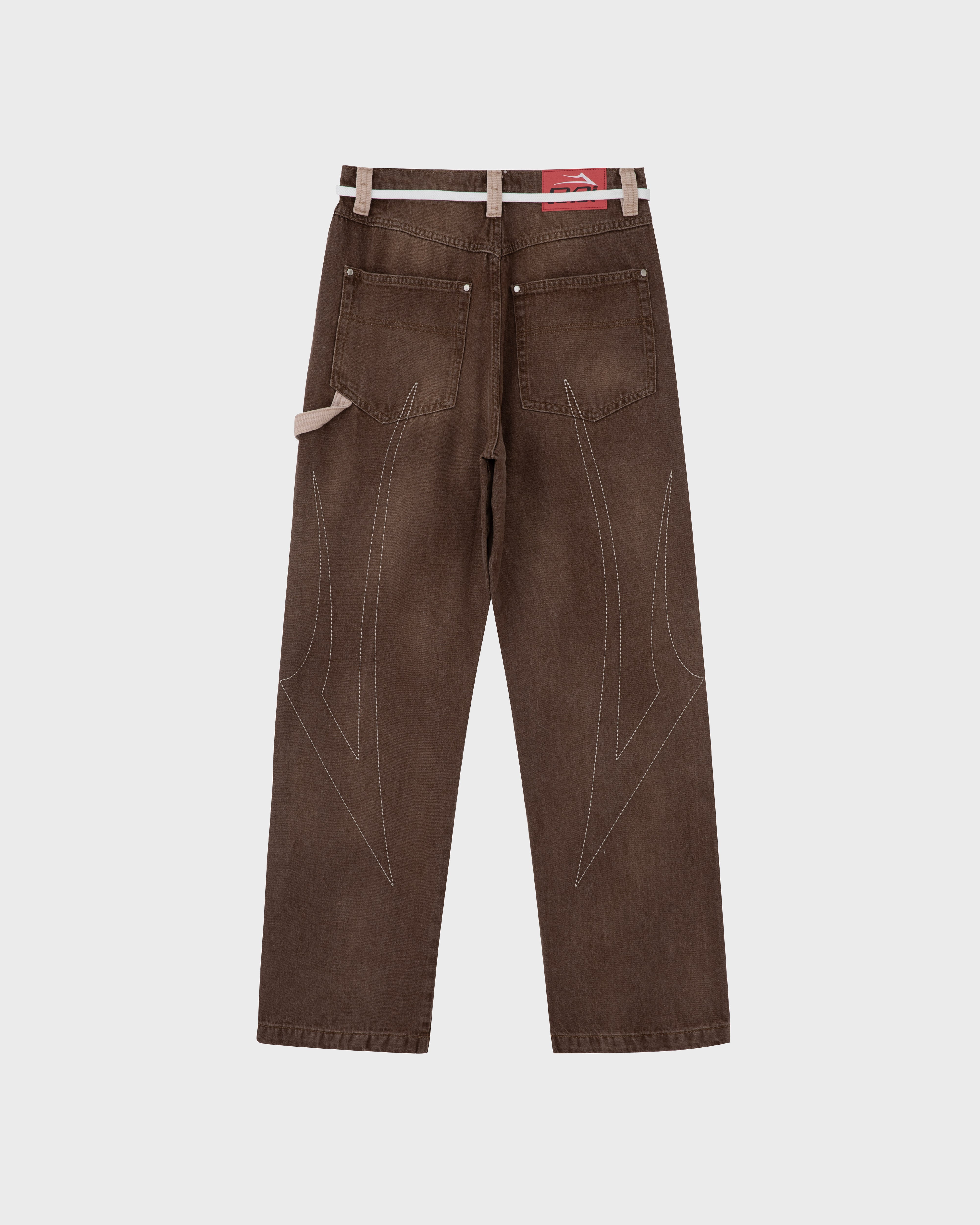 Wide-Leg Double Knee Pant - Washed Brown – Lakai