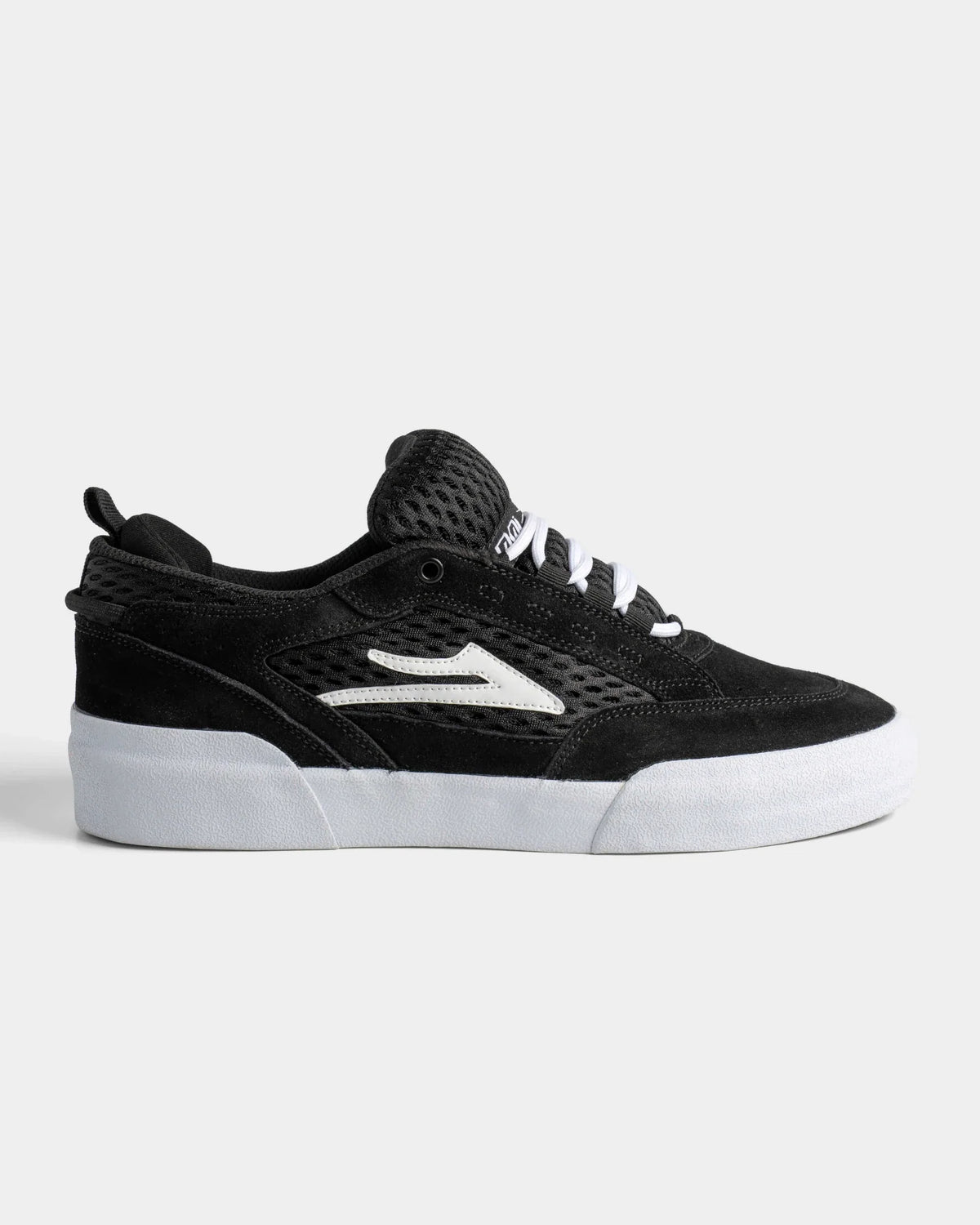 Aran New - Black Suede White