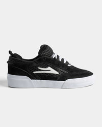 Aran New - Black Suede White