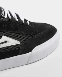Aran New - Black Suede White