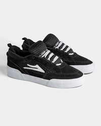 Aran New - Black Suede White