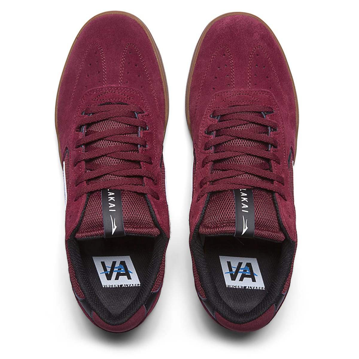 Atlantic Burgundy Gum Suede Mens Shoes Skate Cupsole Lakai Lakai Limited