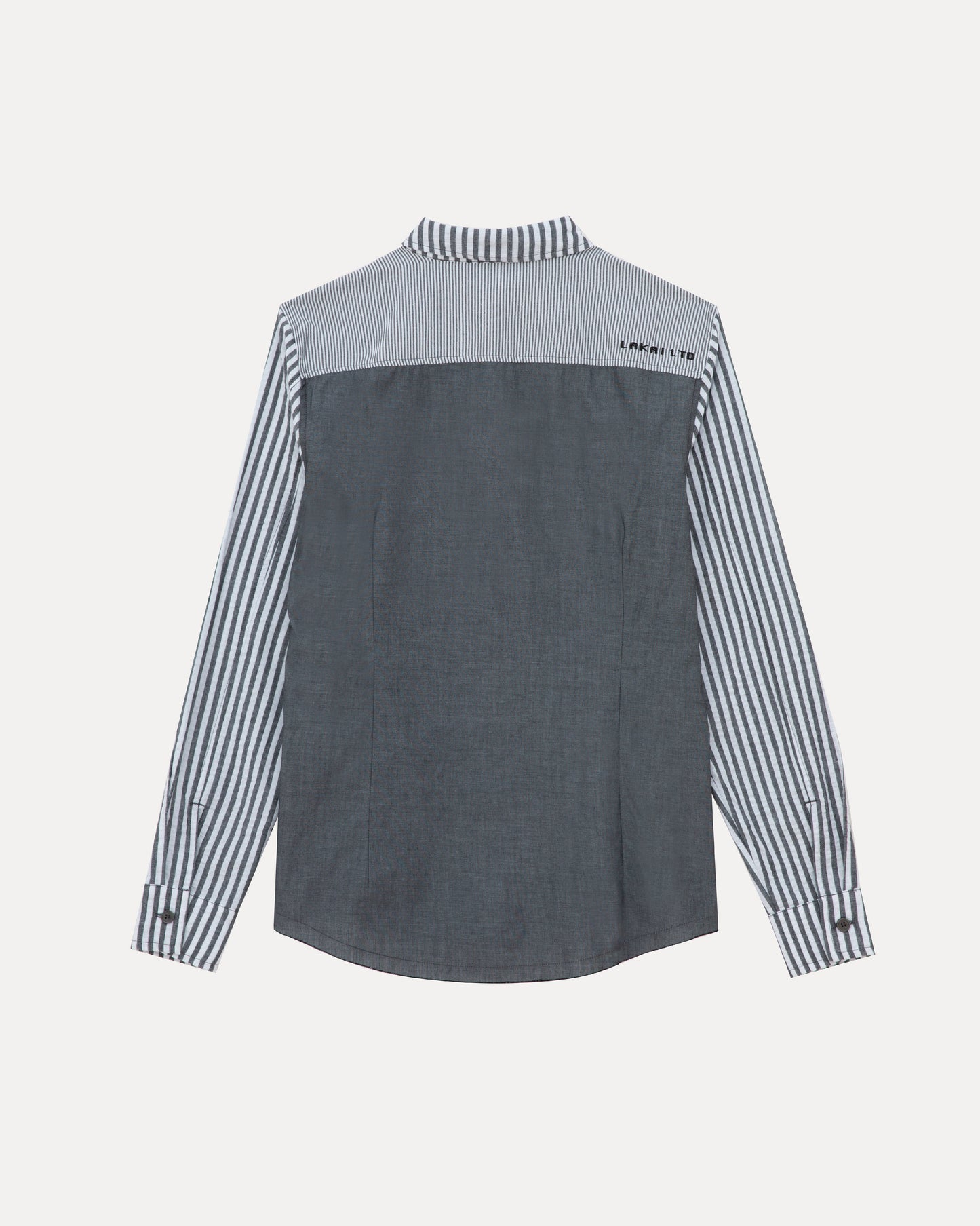 Longsleeve Button Down - Mixed Greys