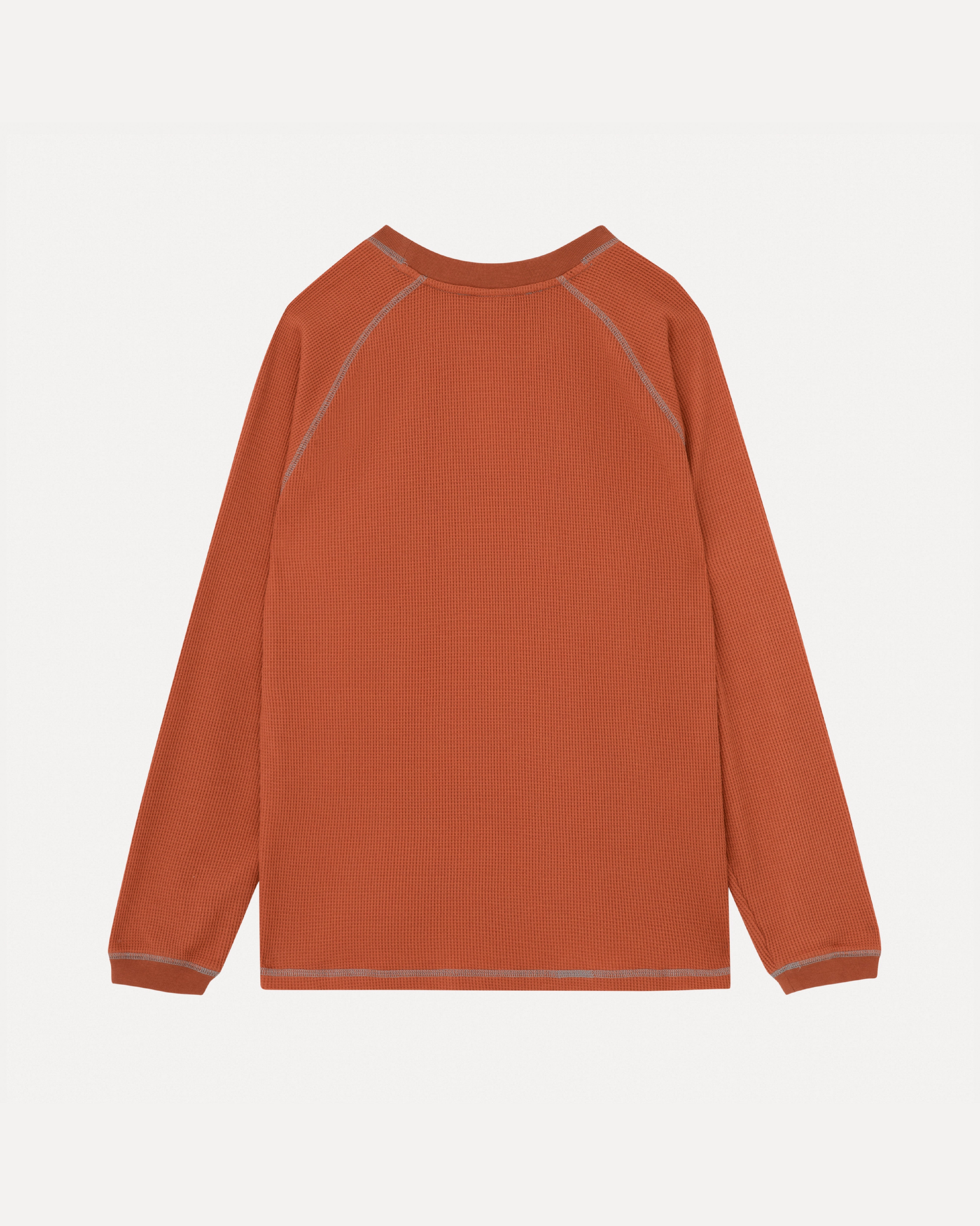 Longsleeve Raglan Waffle Shirt - Burnt Orange – Lakai