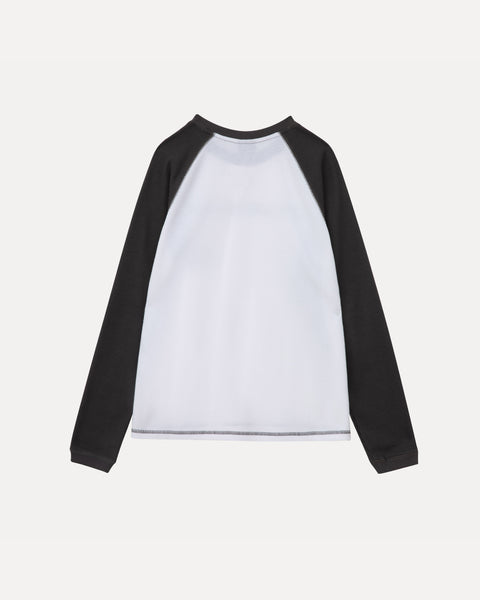 Longsleeve Raglan Waffle Shirt - White/Charcoal – Lakai