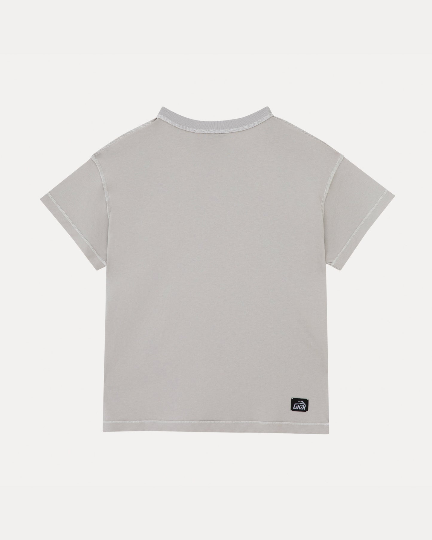 Inside Out Lounge Tee - Cool Grey