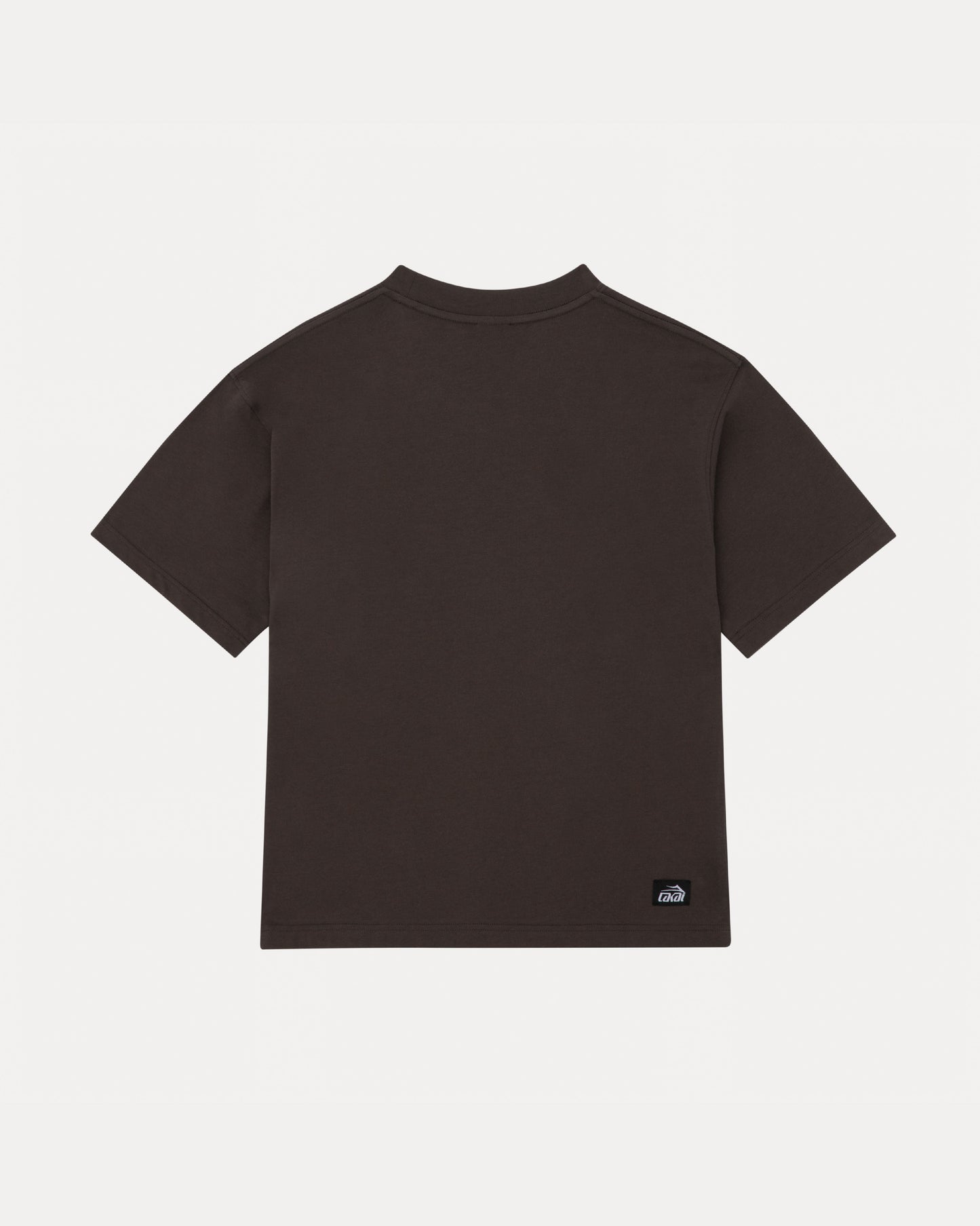 Oversized Signature Tee - Dark Brown