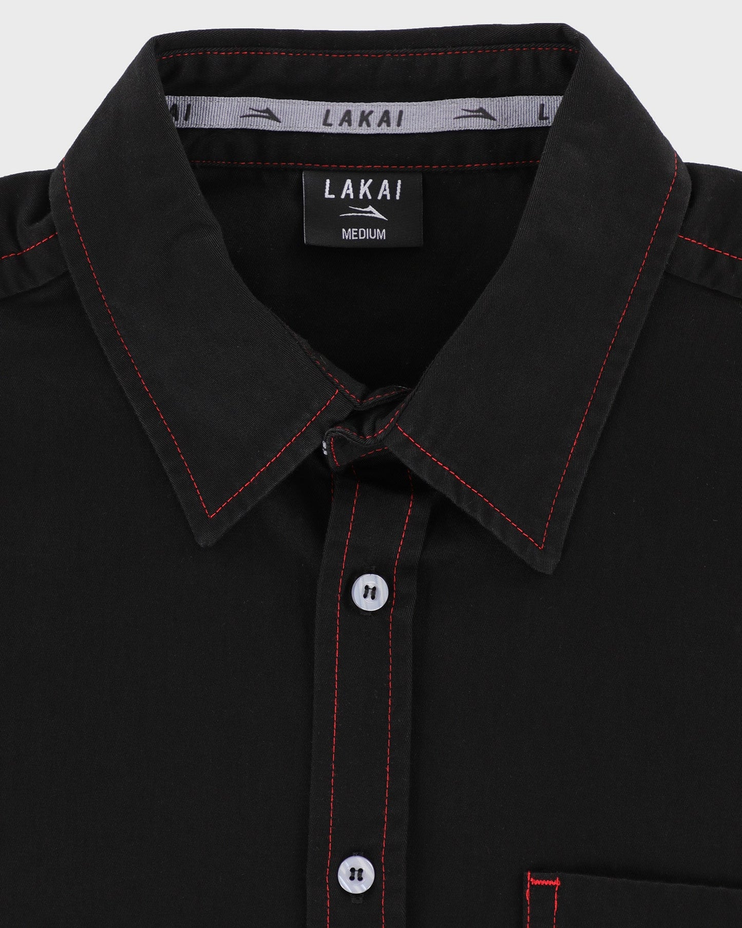 Heavyweight Button Up Shirt - Black