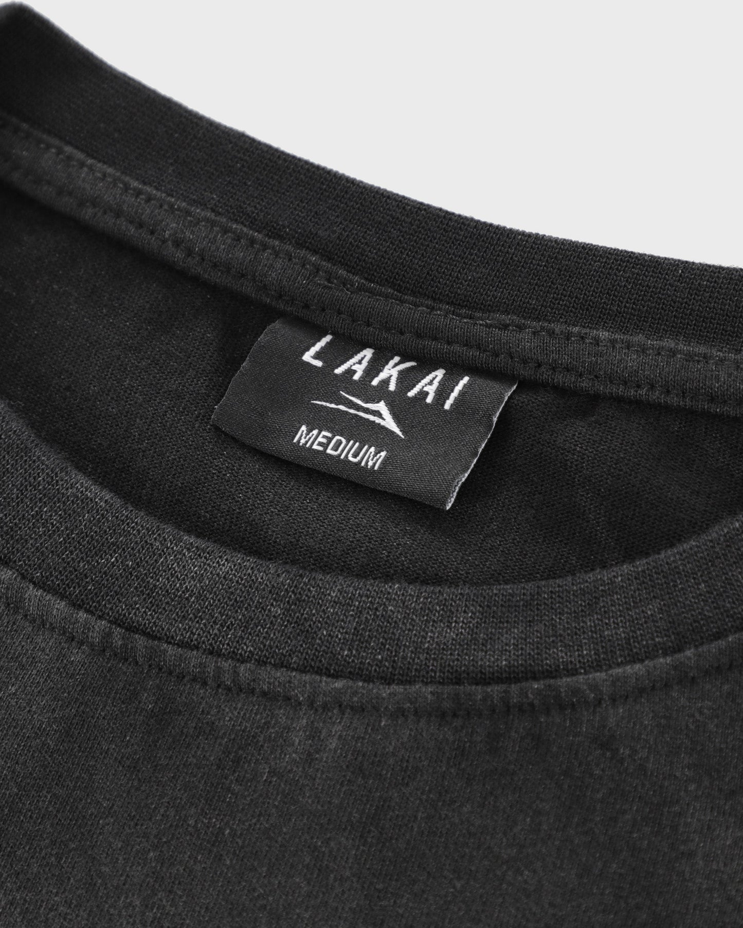 Sunfaded Cropped Boxy Tee - Black