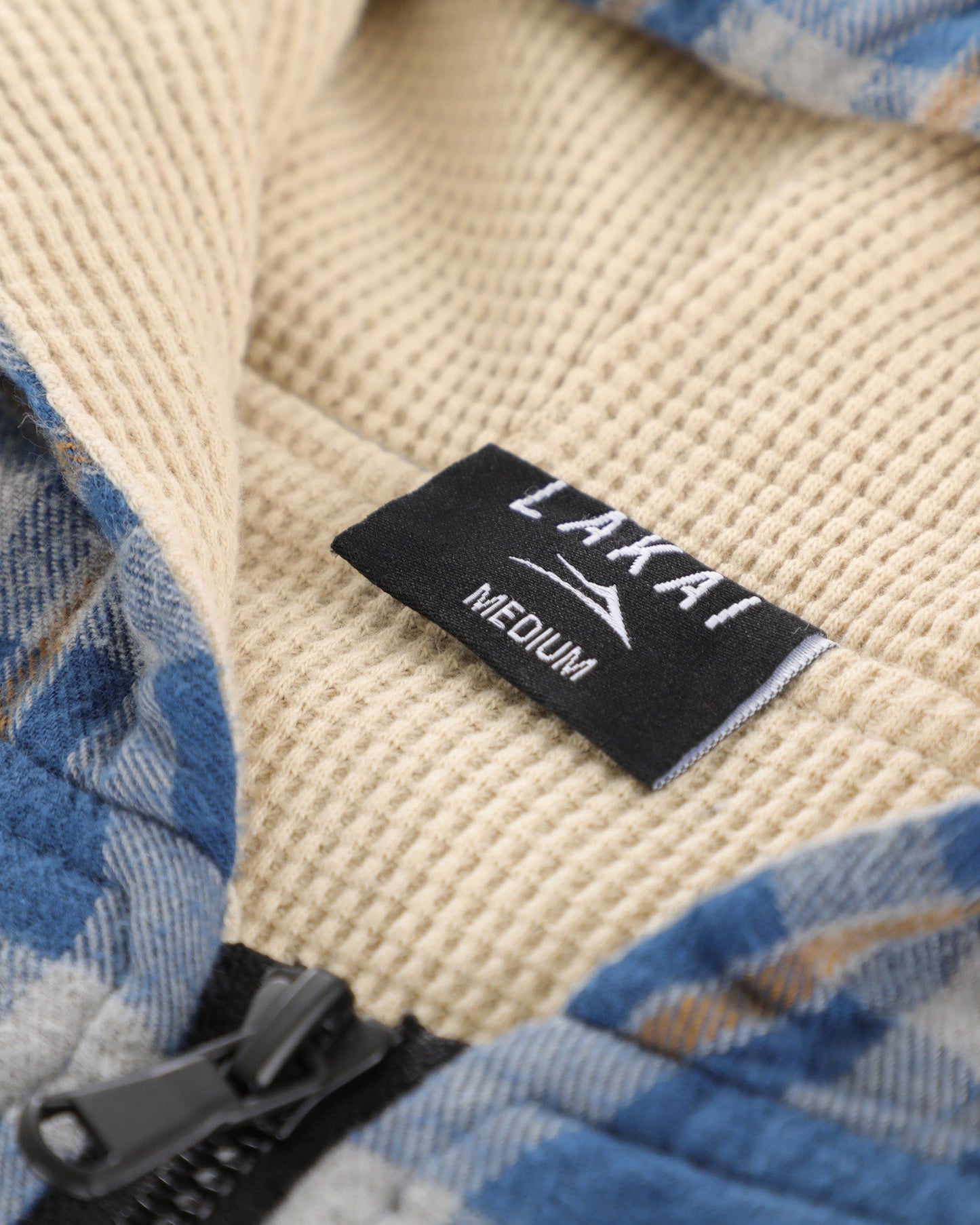 Thermal Lined Plaid Zip Up