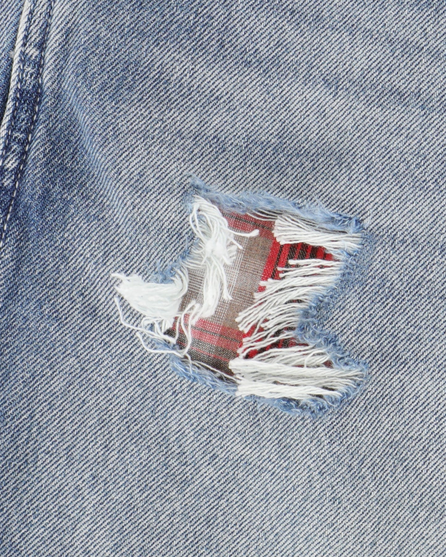 Distressed Double Knee Denims