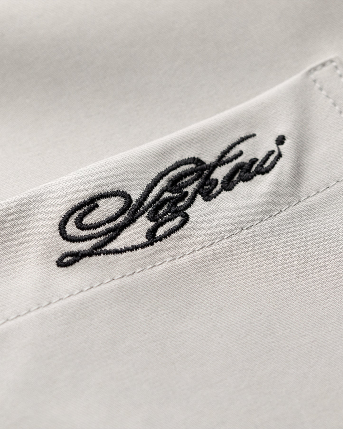 Camp Collar Button Up Shirt - Cool Grey