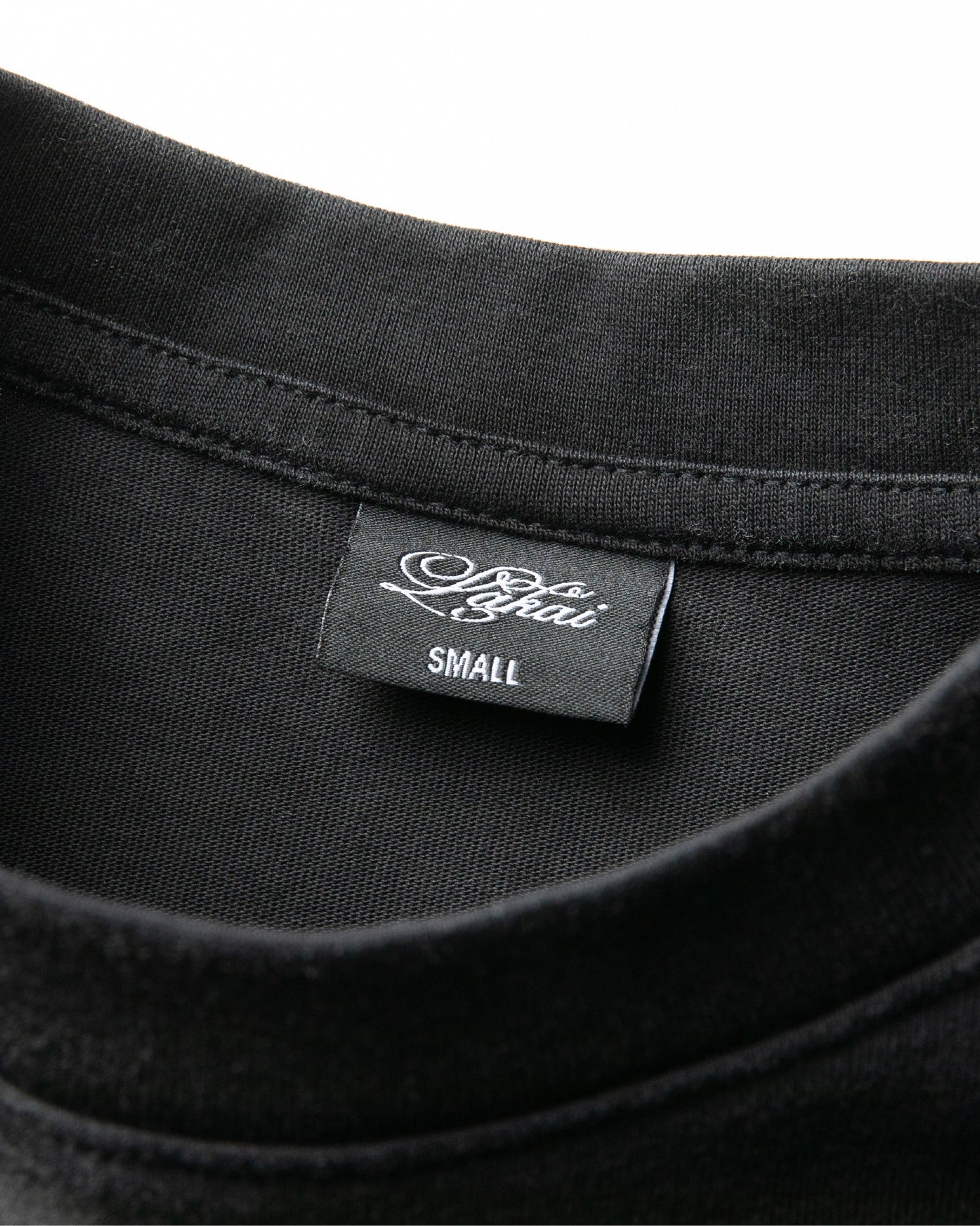 Boxy Tee Signature Print - Vintage Black