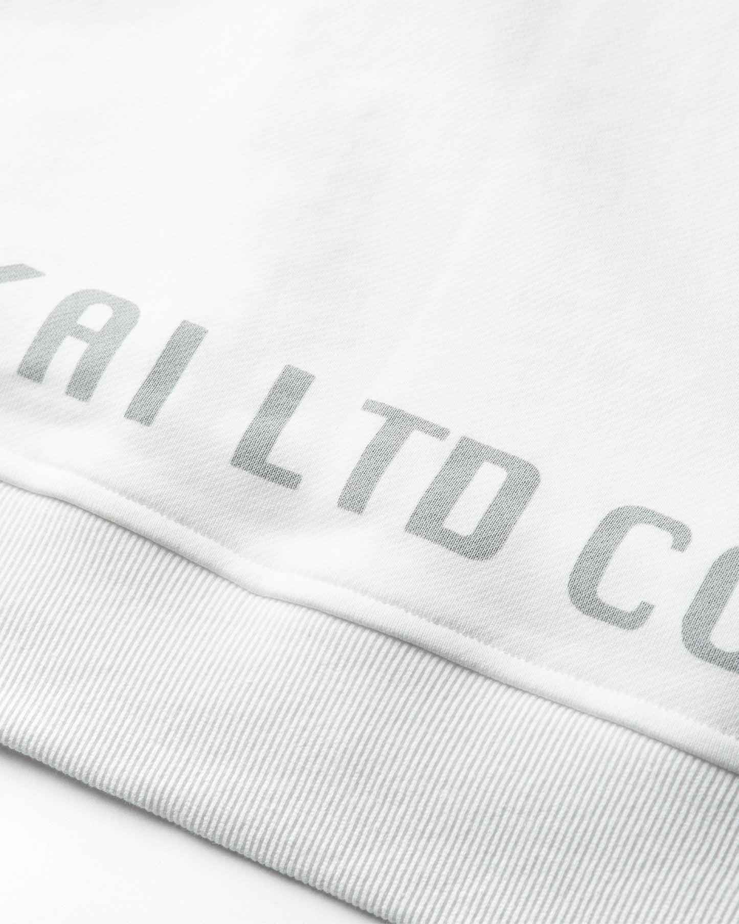 Polka Zip Up Hoodie - White