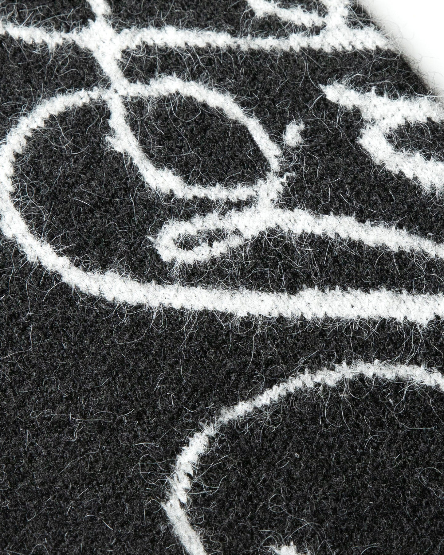 Cerberus Brushed Acrylic Sweater - Black