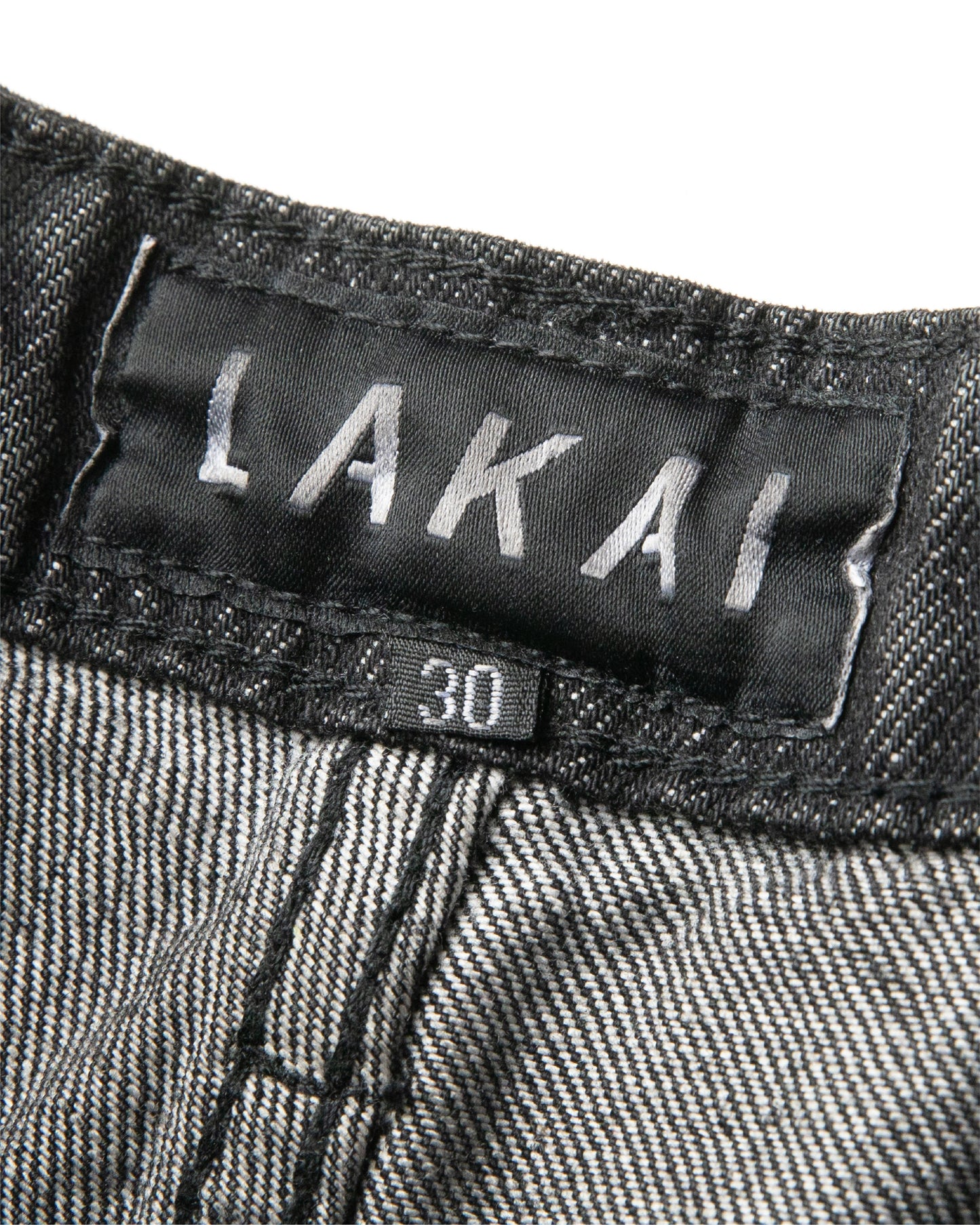 Waxed Bootcut Denims - Black