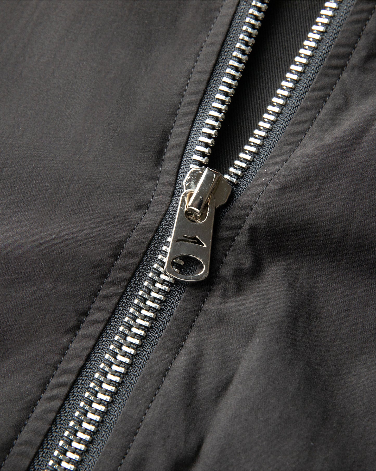 Slashed Zip Bomber Jacket - Black