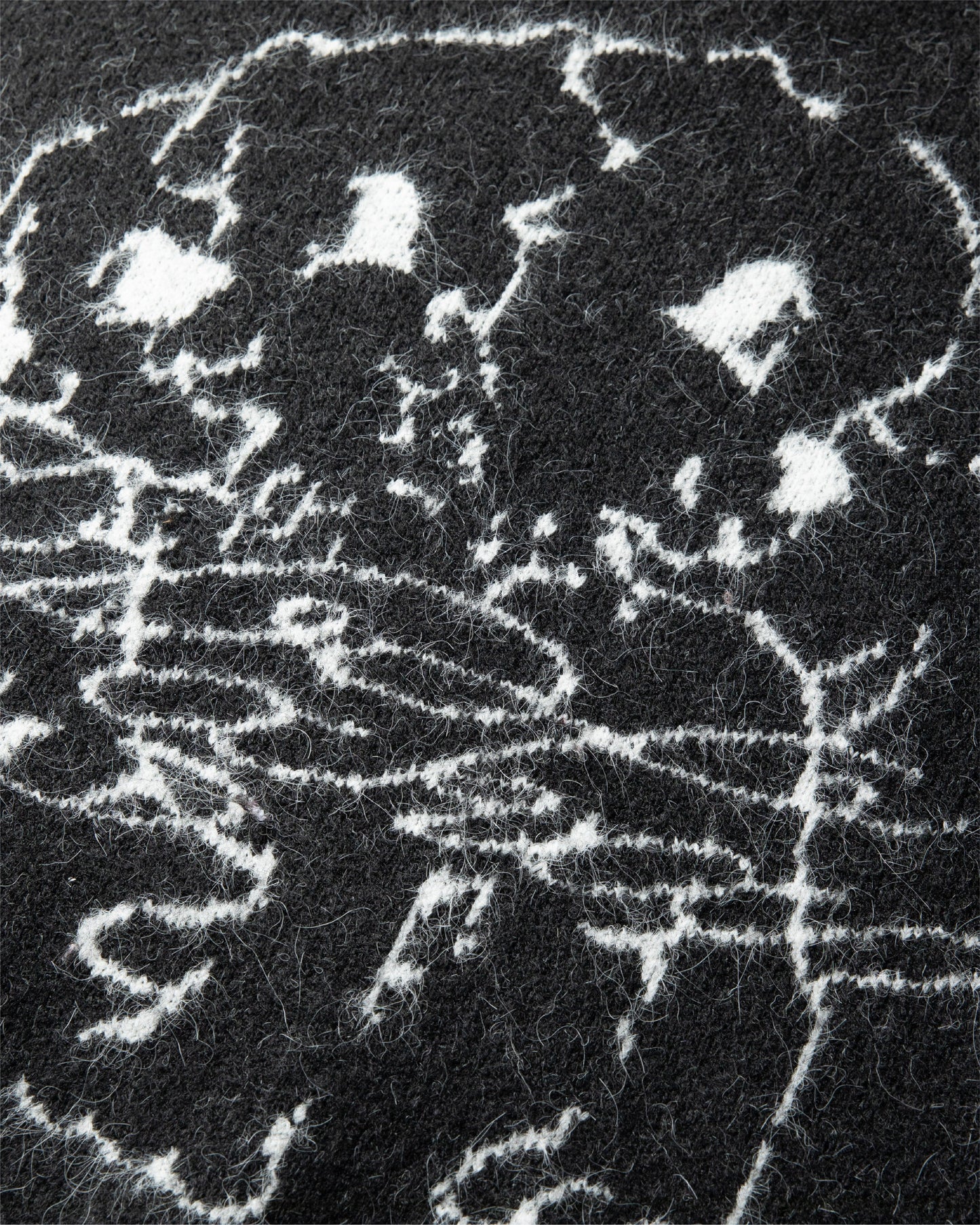 Cerberus Brushed Acrylic Sweater - Black