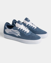Essex New - LIGHT NAVY SUEDE WHITE