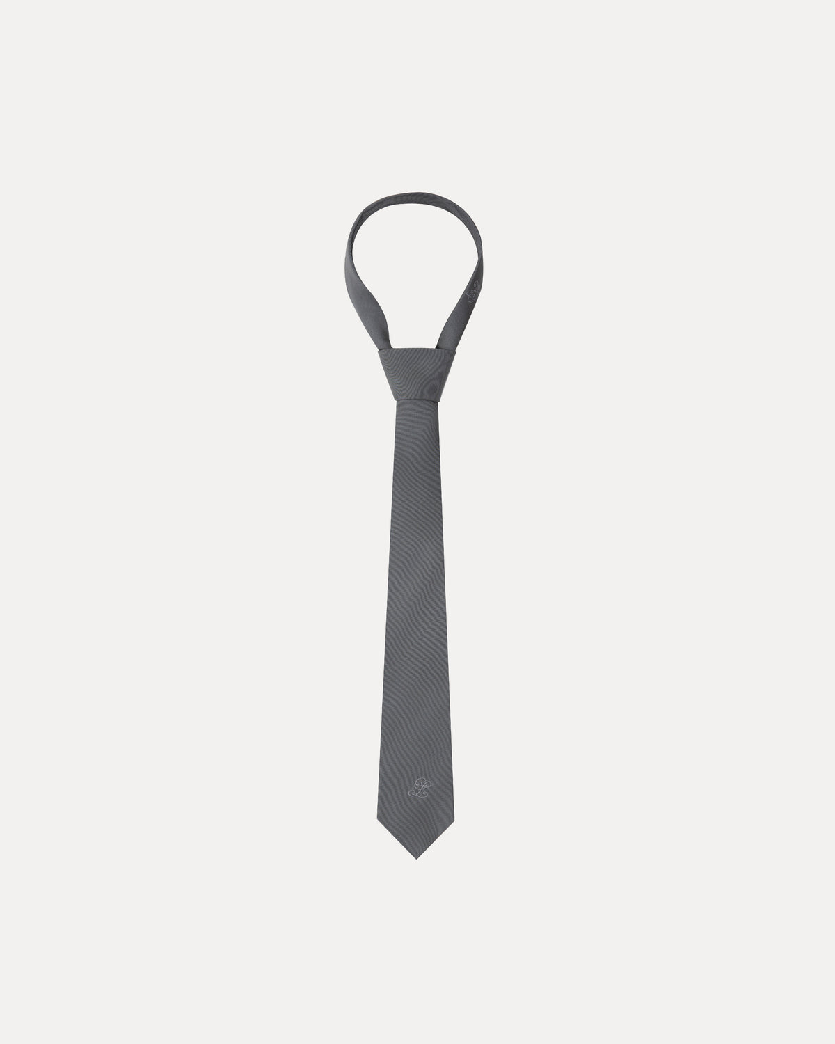 Jacquard Necktie - Cool Grey