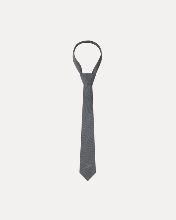 Jacquard Necktie - Cool Grey