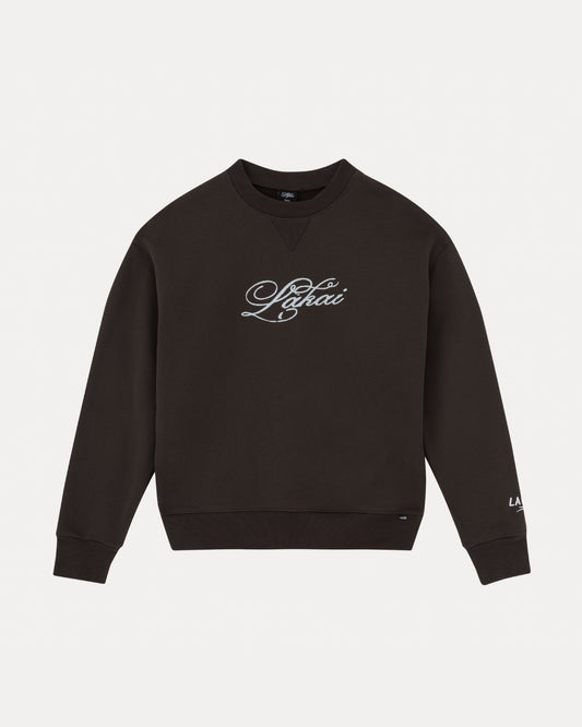 Classic Crewneck Sweater - Dark Brown