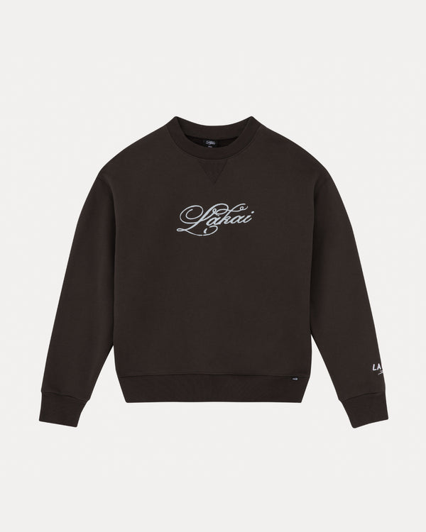 Classic Crewneck Sweater - Dark Brown