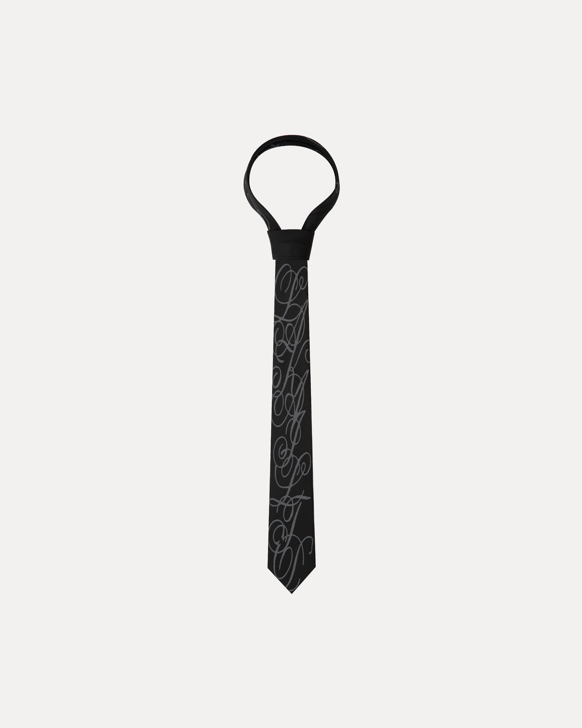 Jacquard Necktie - Black