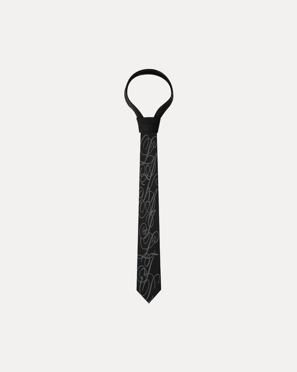 Jacquard Necktie - Black