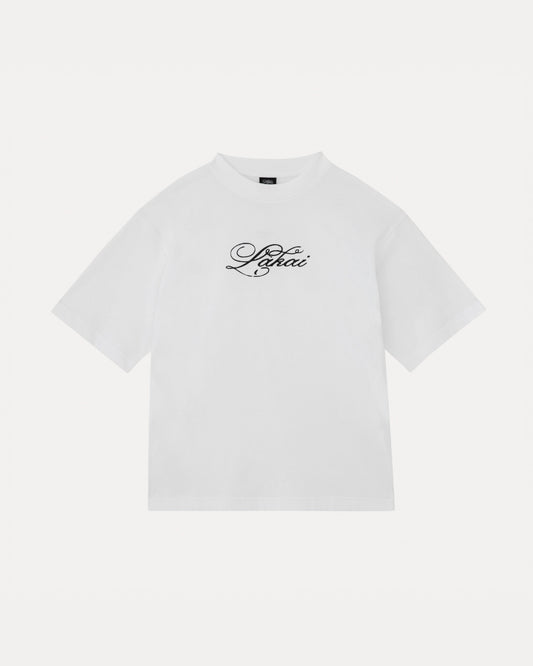 Oversized Signature Tee - White