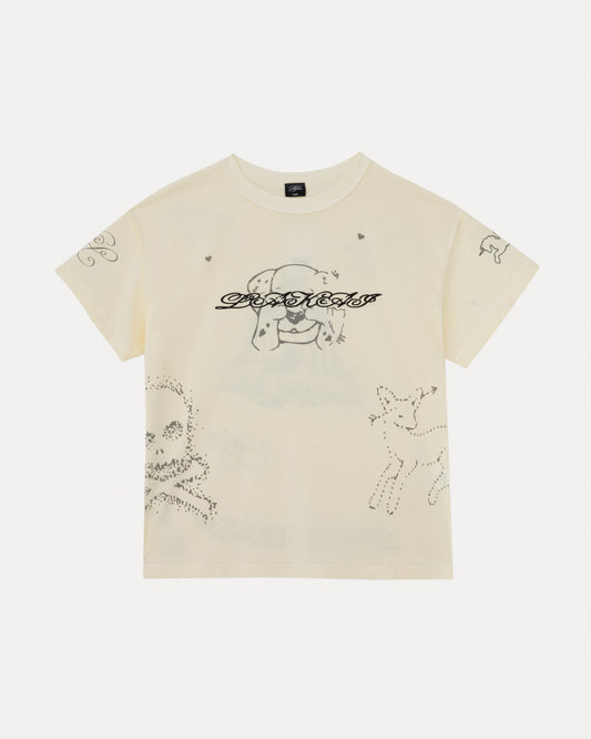 Inside Out Lounge Tee - Natural Slub