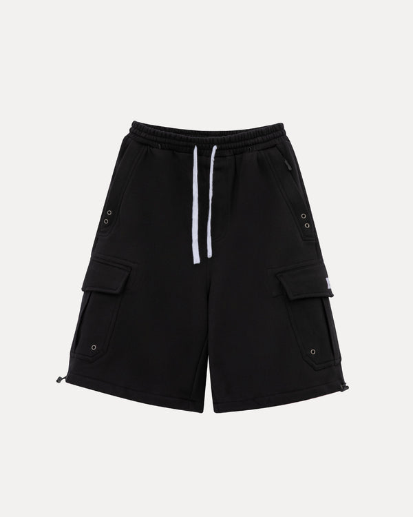 Cargo Sweatshorts - Black