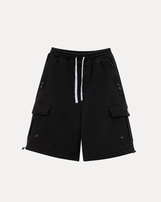 Cargo Sweatshorts - Black