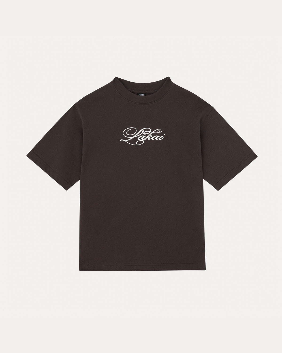 Oversized Signature Tee - Dark Brown