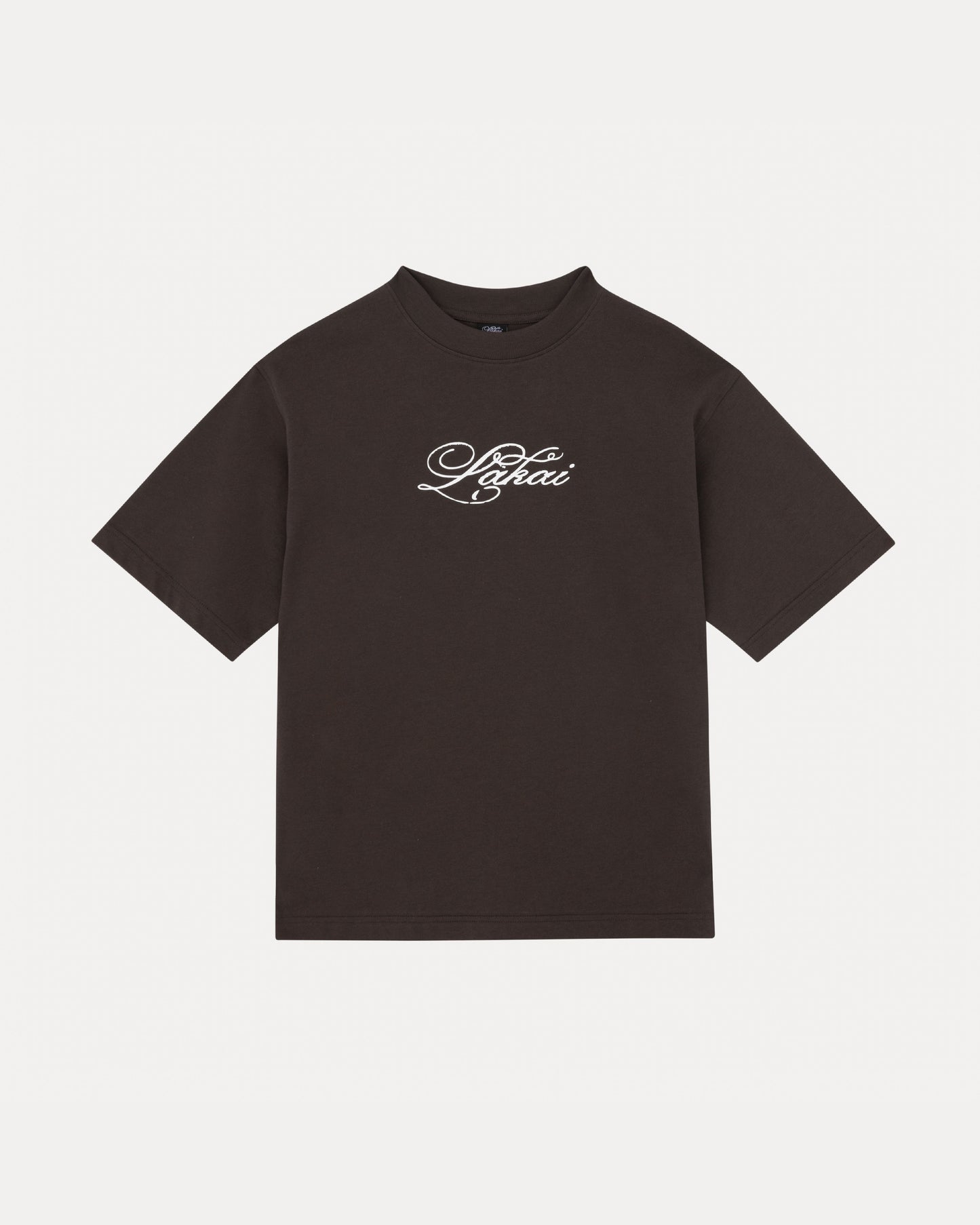 Oversized Signature Tee - Dark Brown
