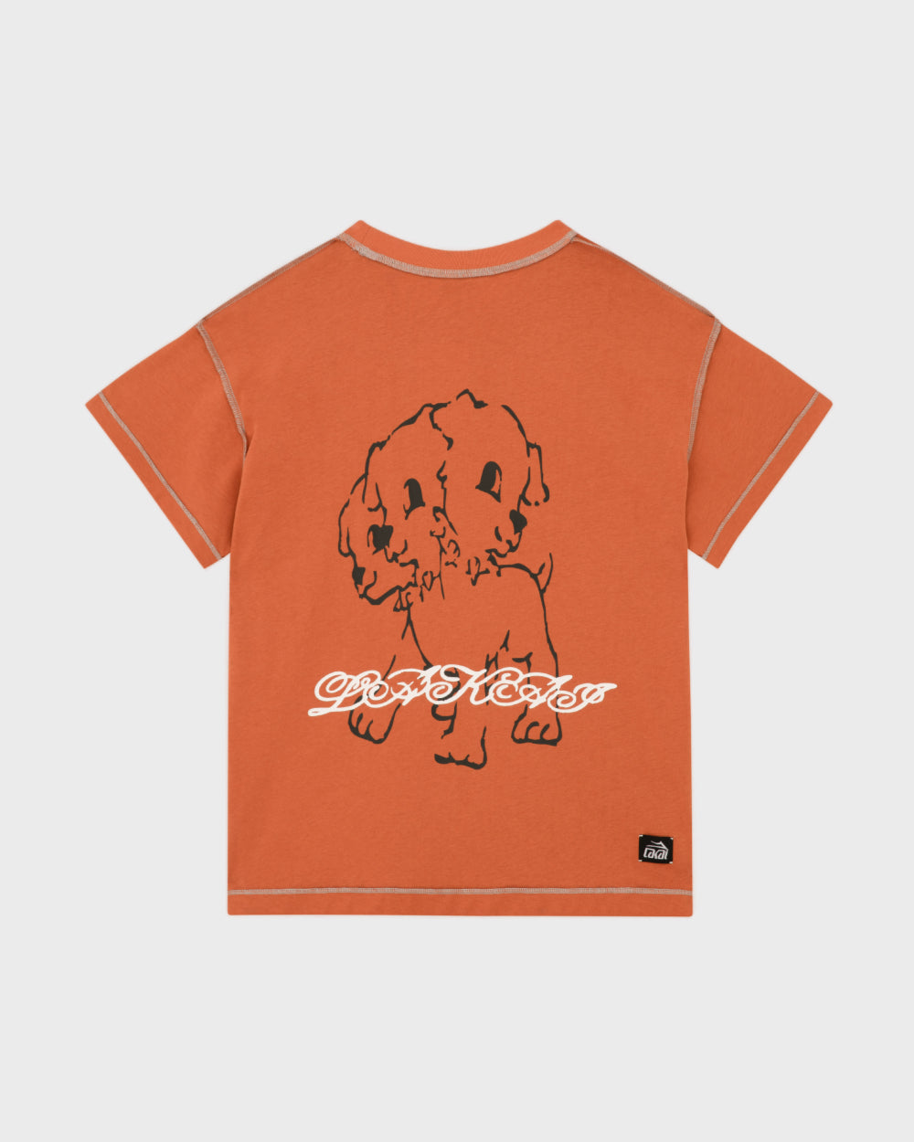 Inside Out Lounge Tee - Burnt Orange