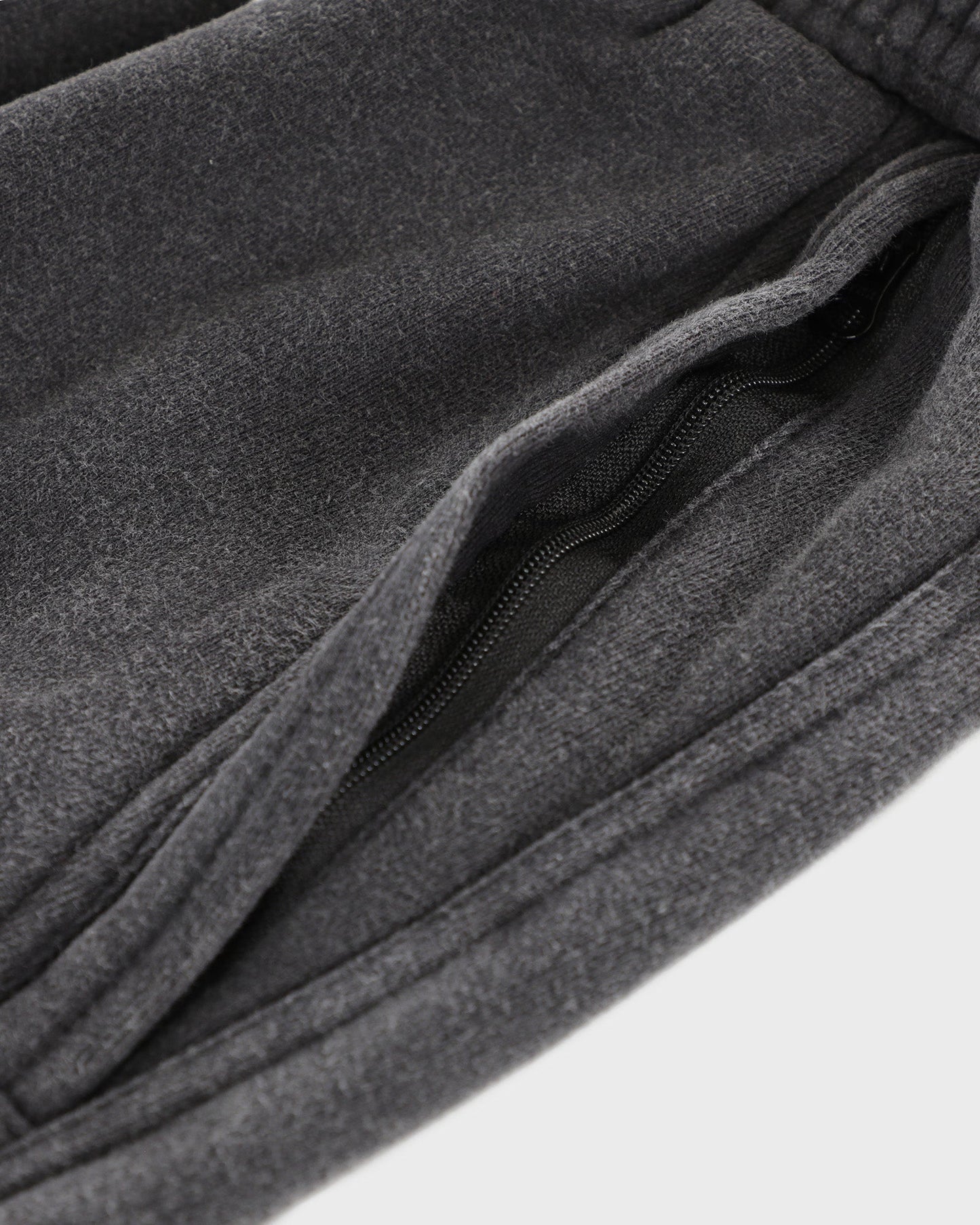 Double Waisted Sunfaded Sweatpants - Black