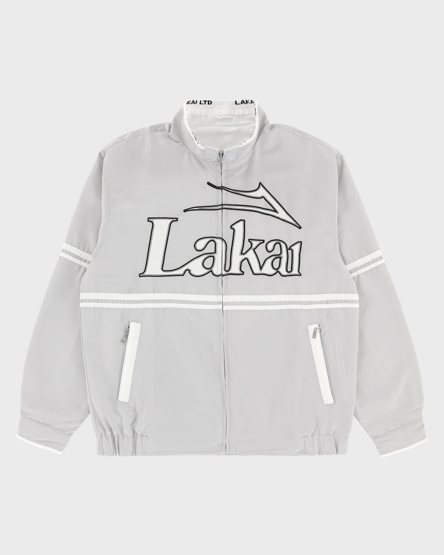 Reversible Track Jacket - Grey