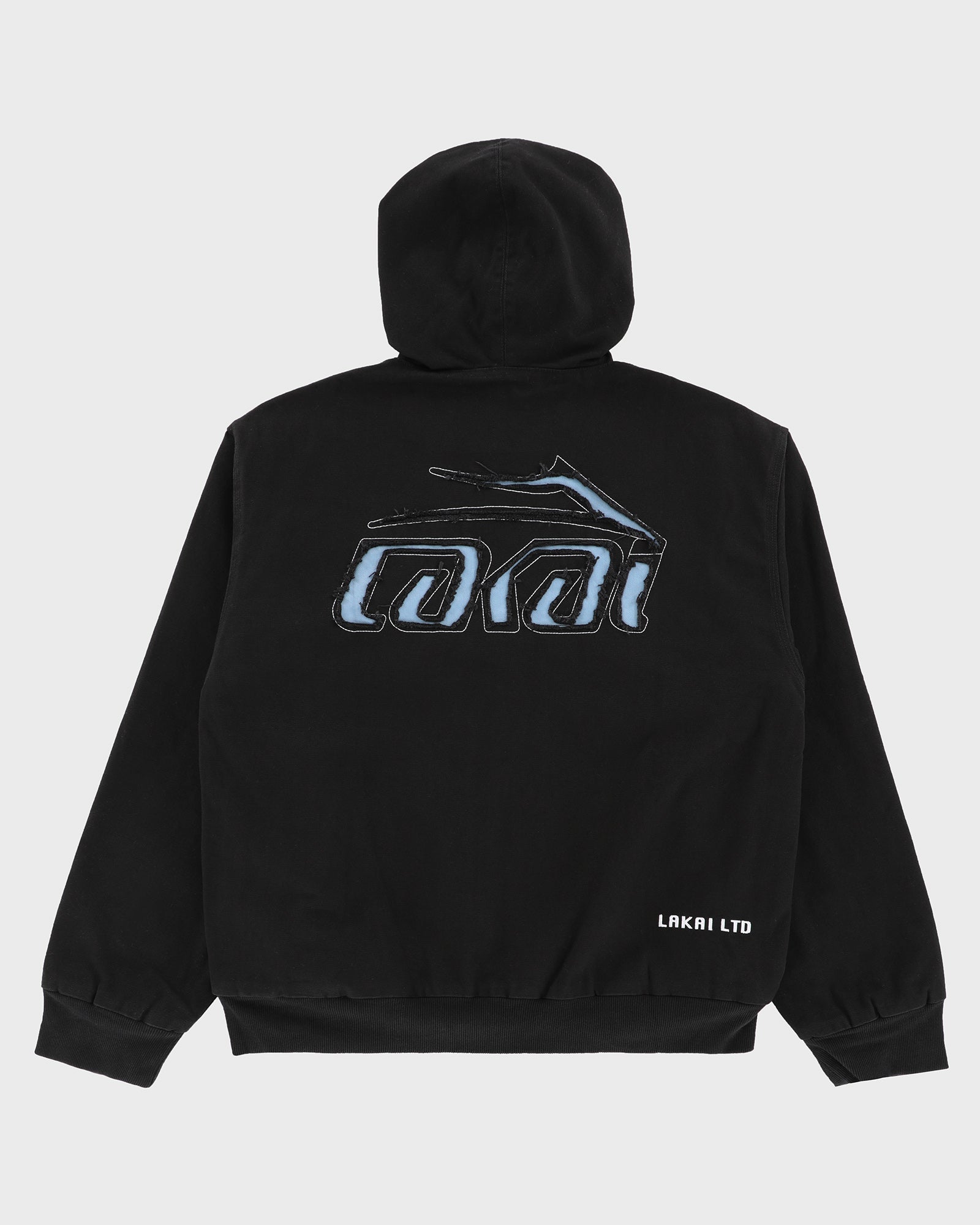 ラッキー Thermal Lined Black Canvas Zip Up – Lakai