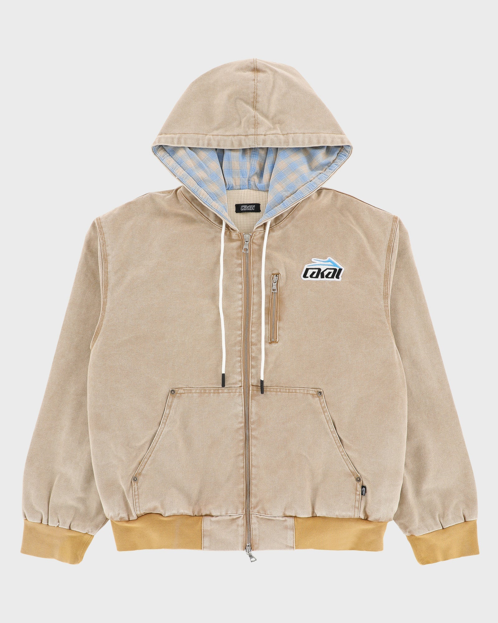 Thermal Lined Khaki Canvas Zip Up – Lakai
